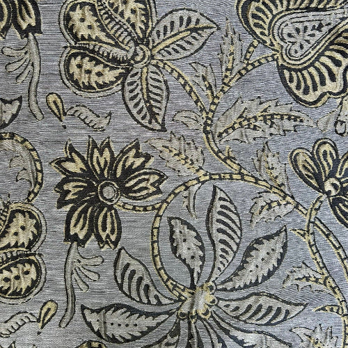 Floral Fabric by Textilia in Bronze