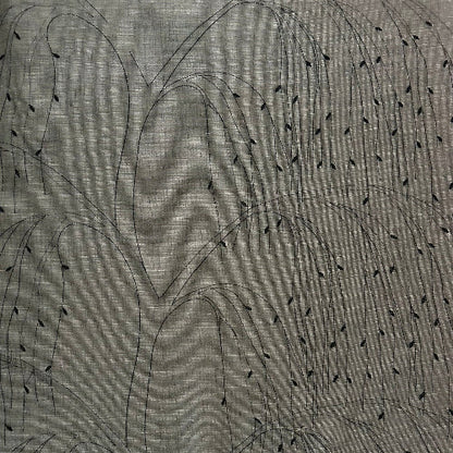 Willow Sheer Fabric in Charcoal (Oddment)