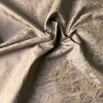 Castello Fabric by James Dunlop in Leaf