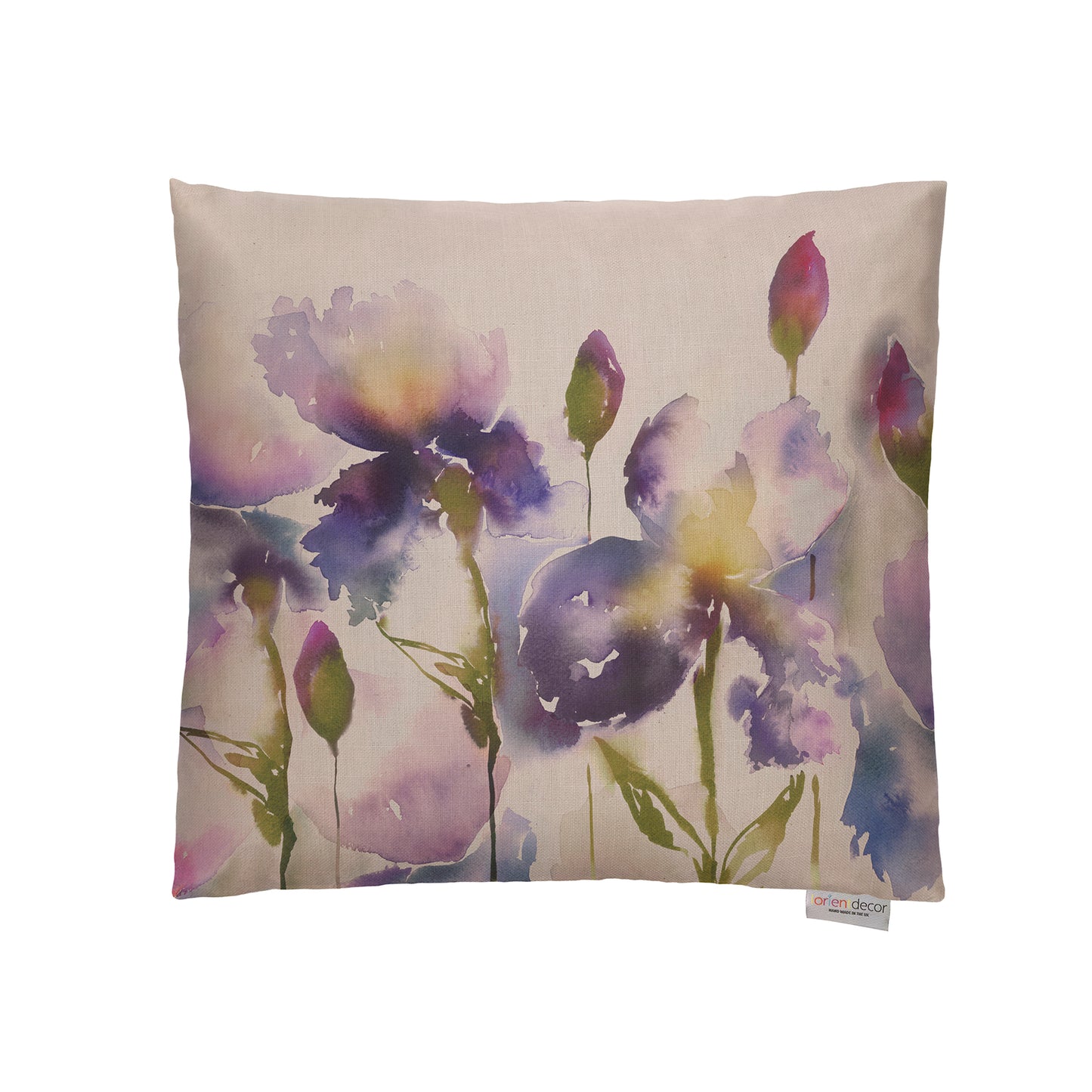 Iris Indigo Cushion  43cm x 43cm