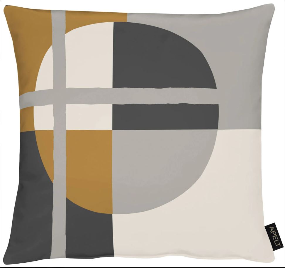 Raoul Mustard  Cushion  46cm x 46cm
