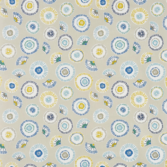 Sunshade Fabric by James Dunlop in Lagoon