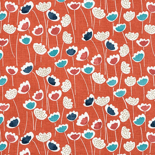 Summer Fabric by James Dunlop in Coral Reef