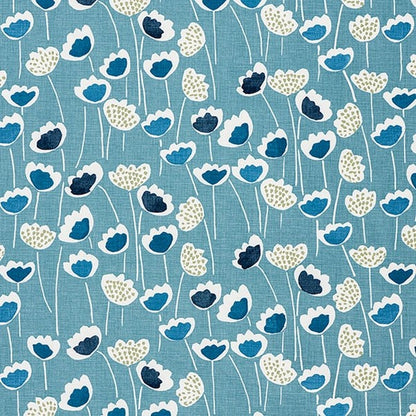 Summer Fabric by James Dunlop in Indigo