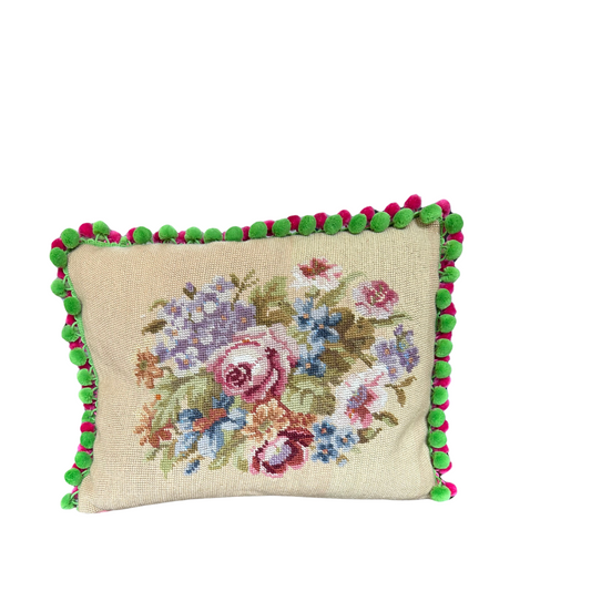 Vintage Tapestry Cushion - 44cm x 30cm