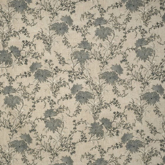 Zinnia Fabric by James Dunlop in Celadon