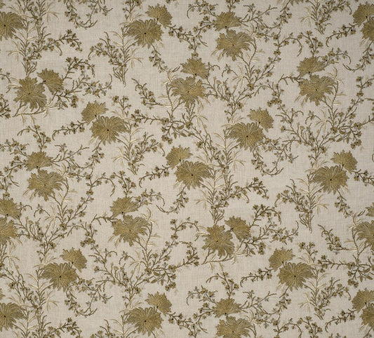 Zinnia Fabric by James Dunlop in Citron