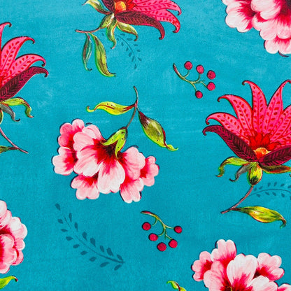 Wallpaper Craft Bundle - Peony Aqua