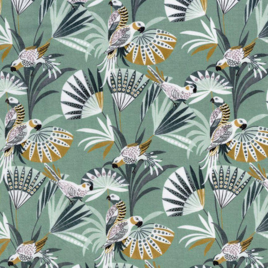 Quetzal Fabric by Camengo in Bleu