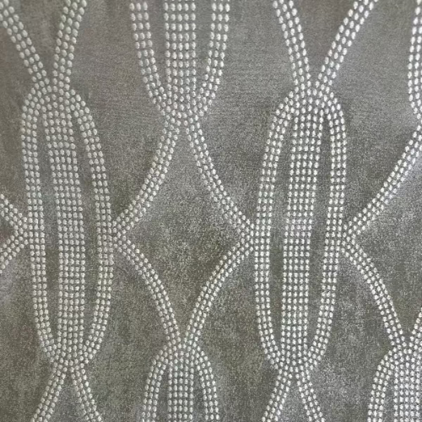 Charleston Pearls Fabric by Mokum in Linen