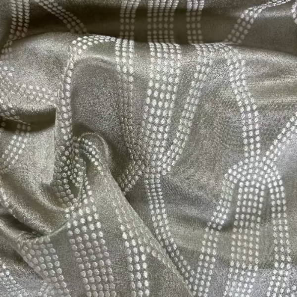 Charleston Pearls Fabric by Mokum in Linen