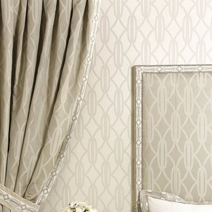 Charleston Pearls Fabric by Mokum in Linen
