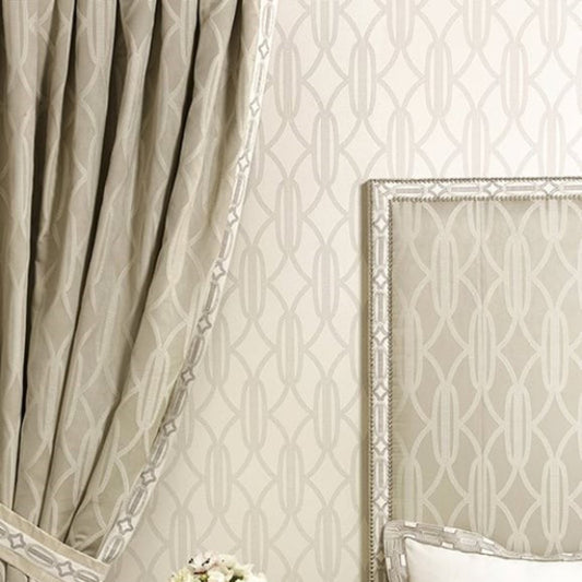 Charleston Pearls Fabric by Mokum in Linen