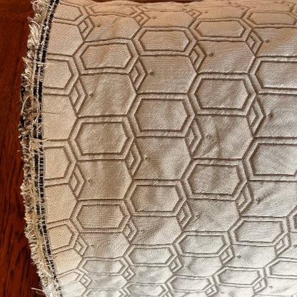 Moderne Fabric by Catherine Martin in Ivory
