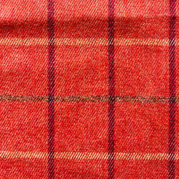 Fabric Craft Bundle - Tomato Check