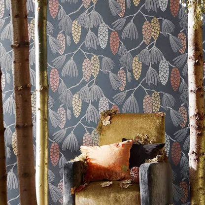Harlequin Epitome Copper Gold Wallpaper