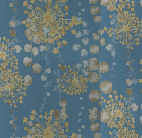 Harlequin Moku Indigo Pebble Wallpaper