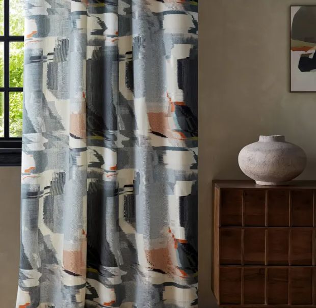 Perspective Fabric by Harlequin in Slate / Sedona