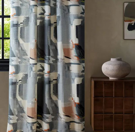 Perspective Fabric by Harlequin in Slate / Sedona