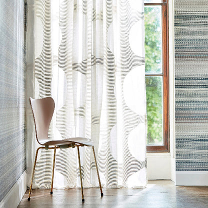 Rotunda Fabric by Harlequin in Smoke Graphite (Remnant)