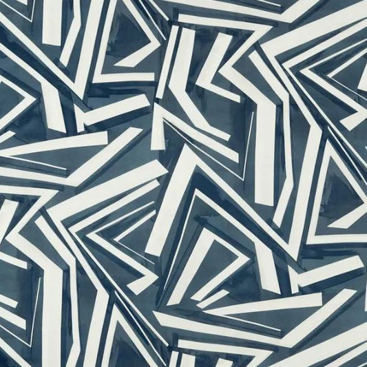 Transverse Fabric by Harlequin in Ink