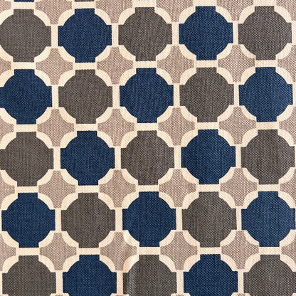 Clayton Fabric by James Dunlop in Indigo