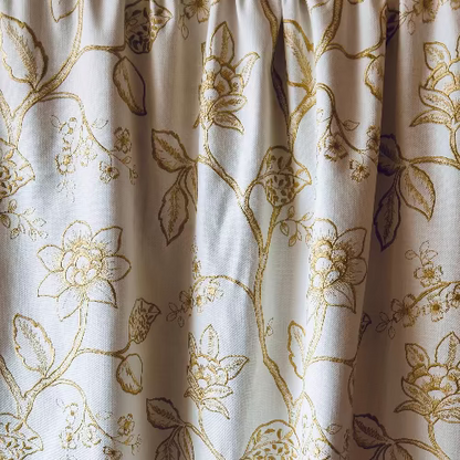 Flora  Fabric by James Dunlop in Citrus