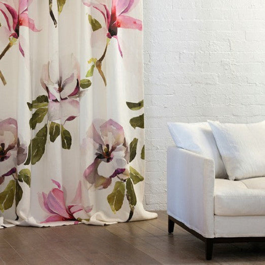 Magnolia Fabric by Mokum in Magenta