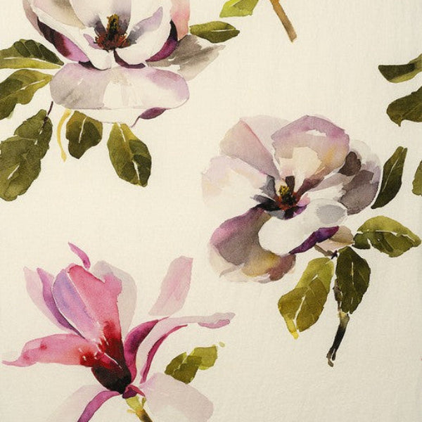 Magnolia Fabric by Mokum in Magenta