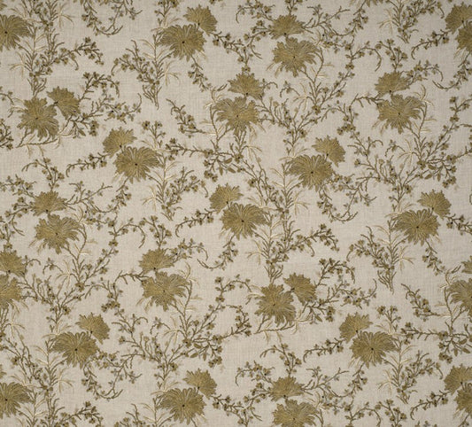 Zinnia Fabric by James Dunlop in Citron