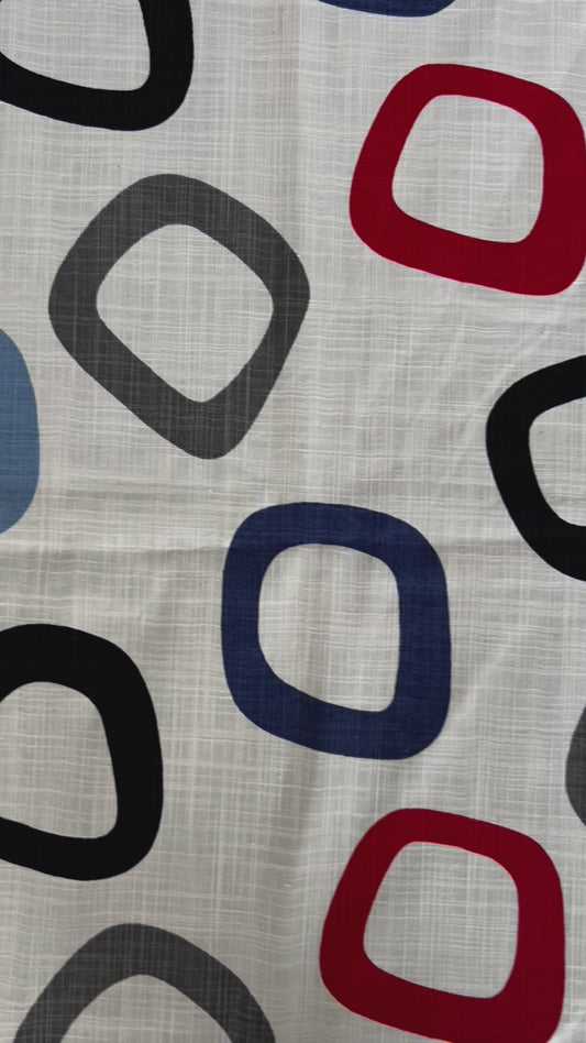 Tuba Fabric by James Dunlop in Admiral