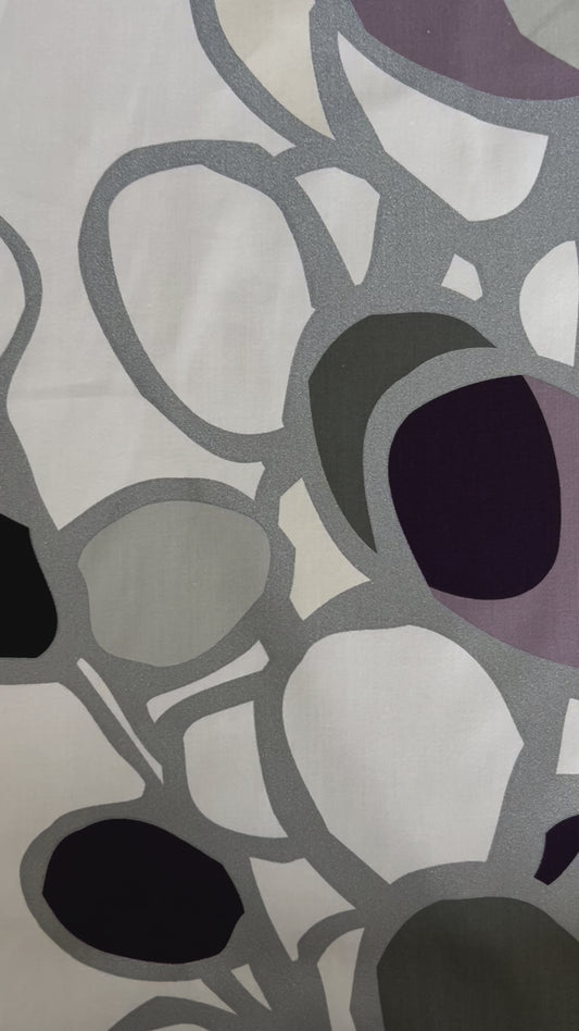 Nitra  Fabric by James Dunlop in Amethyst