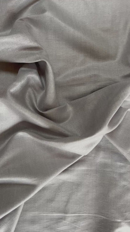 Palazzo Fabric by James Dunlop in Silver