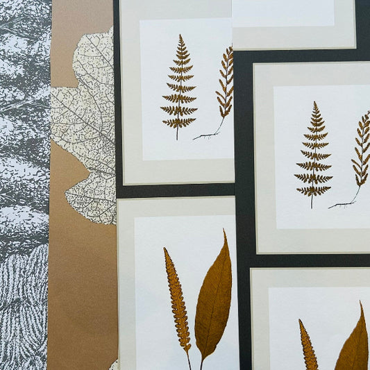 Wallpaper Craft Bundle - Oak Filigree Copper