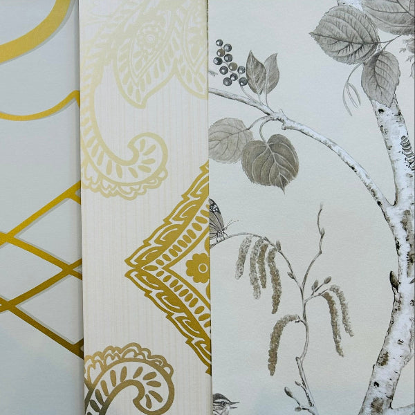 Wallpaper Craft Bundle - Meadow Canvas white