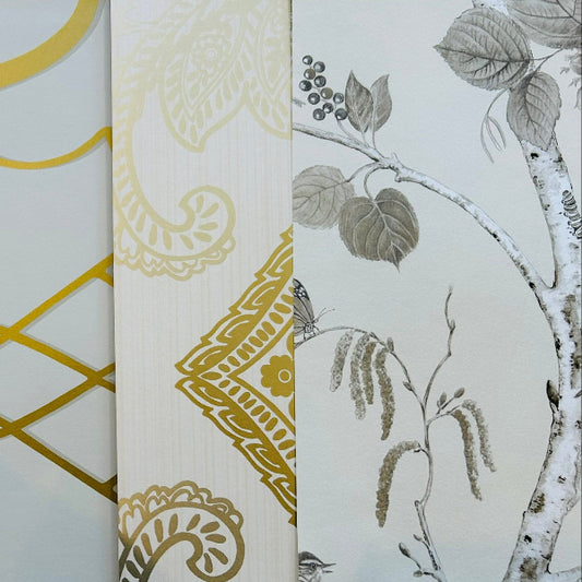 Wallpaper Craft Bundle - Meadow Canvas white