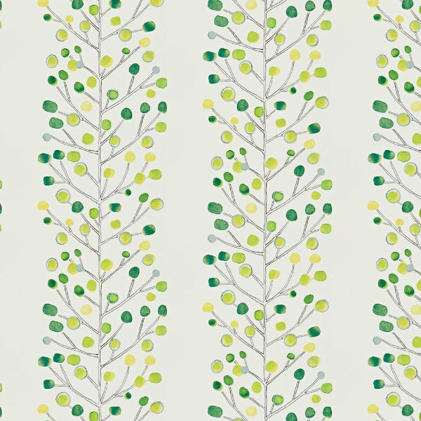 Scion Berry Tree Emerald Lime Wallpaper