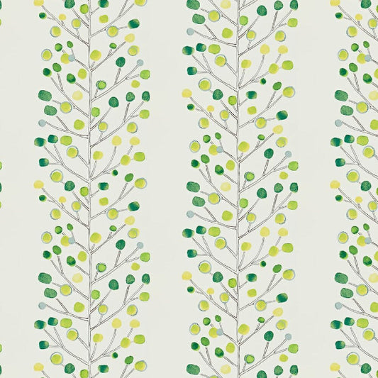 Scion Berry Tree Emerald Lime Wallpaper