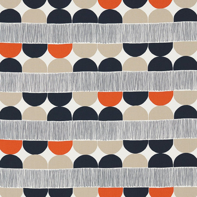 Octant Fabric by Scion in Paprika (Remnant)