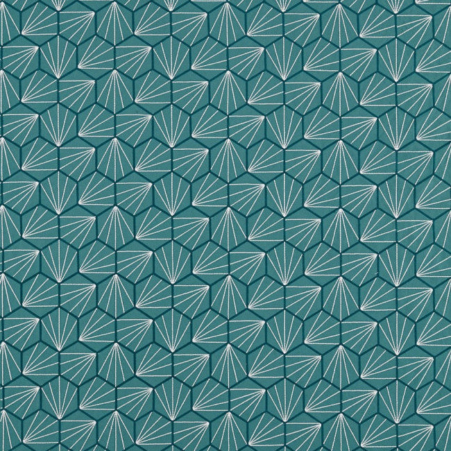 Aikyo Fabric by Scion in Teal