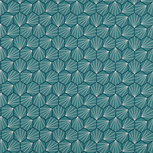 Aikyo Fabric by Scion in Teal