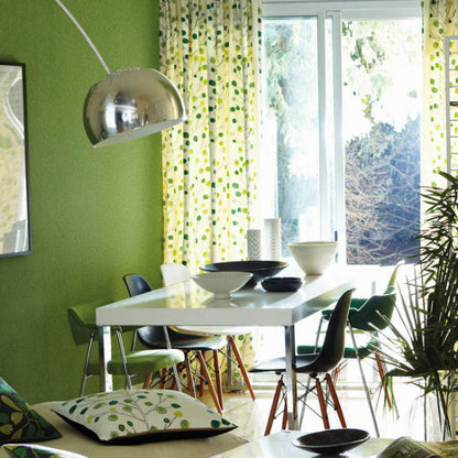 Berry Tree Fabric by Scion in Emerald / Lime/ Chalk (Remnant)