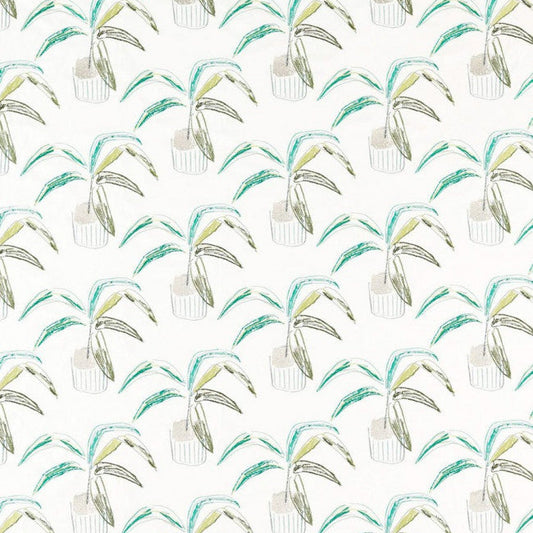 Crassula Fabric by Scion in Juniper/Lime/Moss