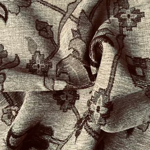 Agra  Fabric by Textilia in Husk