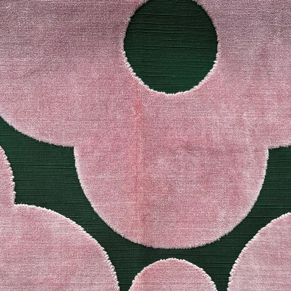 Fabric Craft Bundle -  Orla Kiely Velvet Spot Flower Jade