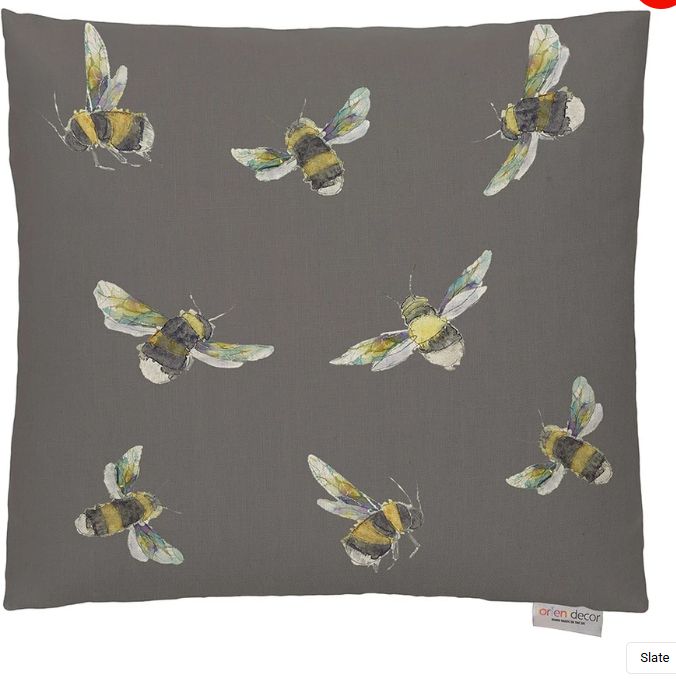 Buzzing Slate Cushion  43cm x 43cm